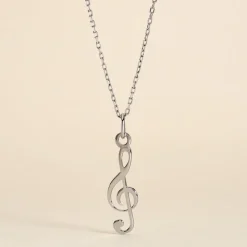 Pendentif Pio Argent Blanc