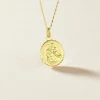 Marc Orian Pendentifs|Pendentifs Personnalisés > Pendentif Saint Christophe Diamante Or Jaune
