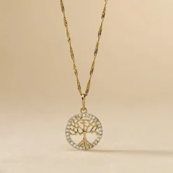 Marc Orian Bijoux Zirconium|Pendentifs > Pendentif Salvy Or Jaune Oxyde De Zirconium