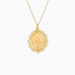 Marc Orian Pendentifs|Bijoux Homme > Pendentif Santo Or Jaune
