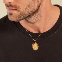 Marc Orian Pendentifs|Bijoux Homme > Pendentif Santo Or Jaune