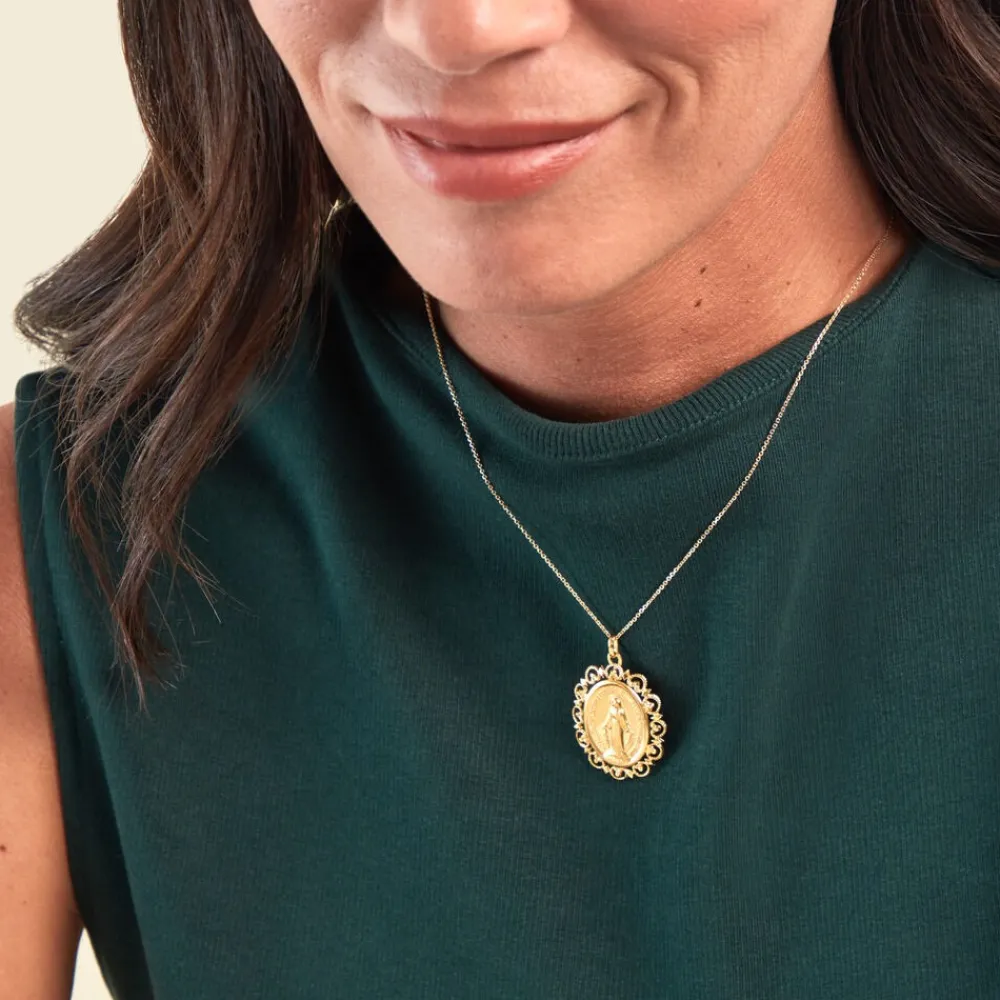 Marc Orian Pendentifs|Bijoux Homme > Pendentif Santo Or Jaune
