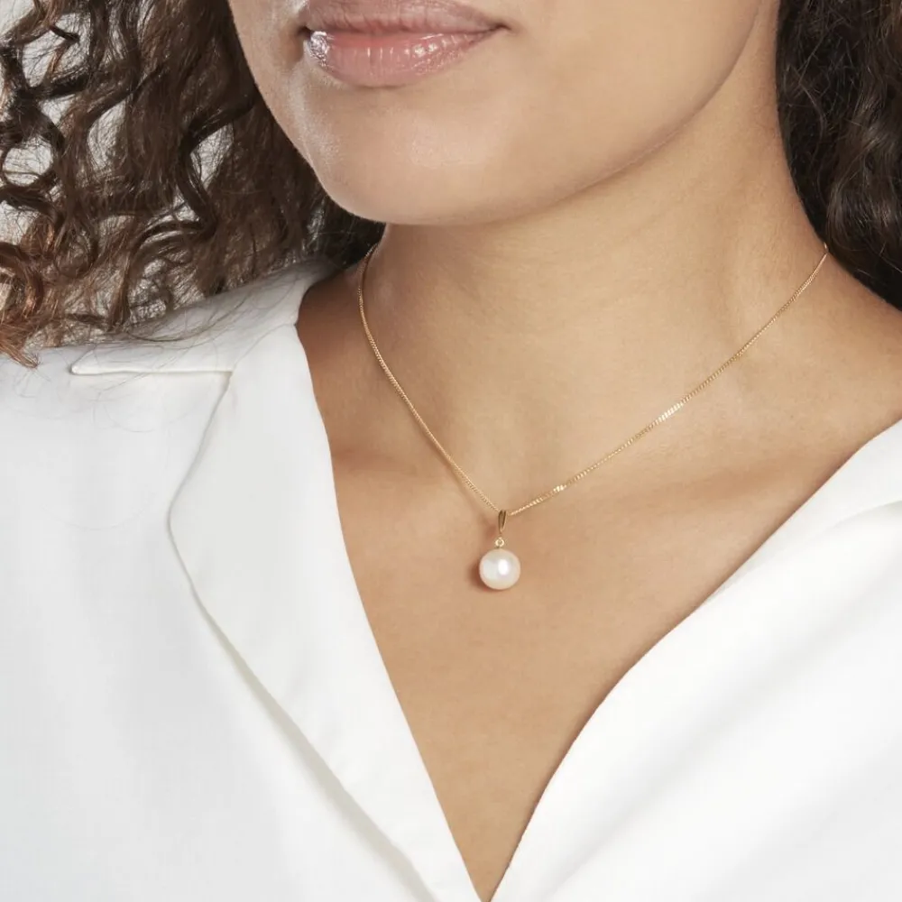 Marc Orian Parures De Mariage|Bijoux Perles > Pendentif Sibylle Or Jaune Perle De Culture