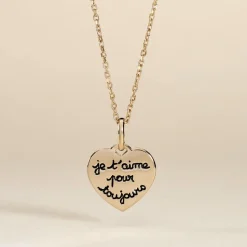 Pendentif Stephie Plaqué Or Jaune