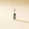 Marc Orian Pendentifs|Pendentifs > Pendentif Tiki Argent Blanc Onyx