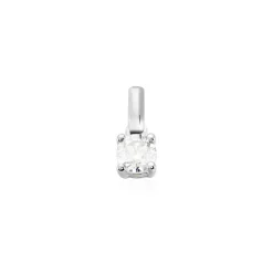Pendentif Victoria Or Blanc Diamant