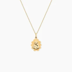 Marc Orian Pendentifs|Pendentifs Personnalisés > Pendentif Vierge Nuage Or Jaune
