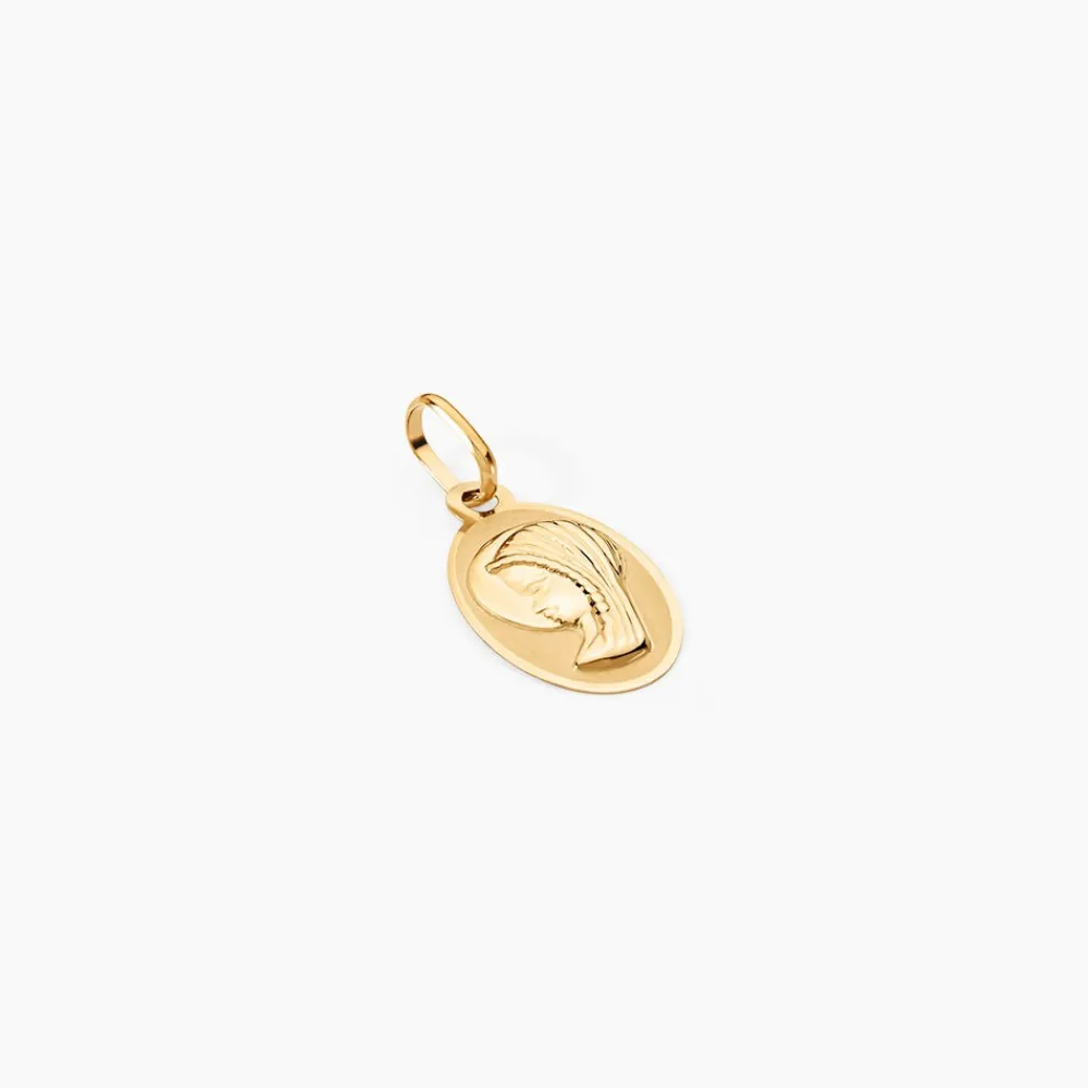 Marc Orian Pendentifs|Pendentifs Personnalisés > Pendentif Vierge Ovale Or Jaune