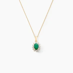 Pendentif Vladimir Or Jaune Rubis Diamants