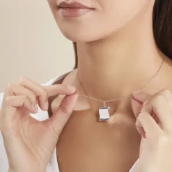 Marc Orian Pendentifs|Pendentifs Personnalisés > Pendentif Zodiaque Parchemin Argent Blanc