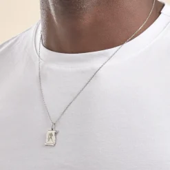 Marc Orian Pendentifs|Pendentifs Personnalisés > Pendentif Zodiaque Parchemin Argent Blanc