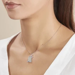 Marc Orian Pendentifs|Pendentifs Personnalisés > Pendentif Zodiaque Parchemin Argent Blanc