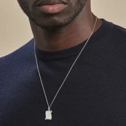 Marc Orian Pendentifs|Pendentifs Personnalisés > Pendentif Zodiaque Parchemin Argent Blanc