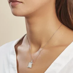 Marc Orian Pendentifs|Pendentifs Personnalisés > Pendentif Zodiaque Parchemin Argent Blanc