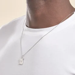 Marc Orian Pendentifs|Pendentifs Personnalisés > Pendentif Zodiaque Parchemin Argent Blanc