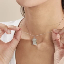 Marc Orian Pendentifs|Pendentifs Personnalisés > Pendentif Zodiaque Parchemin Argent Blanc