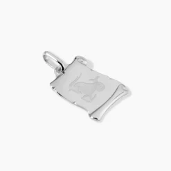 Marc Orian Pendentifs|Pendentifs Personnalisés > Pendentif Zodiaque Parchemin Argent Blanc