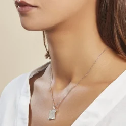 Marc Orian Pendentifs|Pendentifs Personnalisés > Pendentif Zodiaque Parchemin Argent Blanc