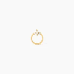 Marc Orian Piercings|Idées Cadeaux Femme > Piercing Babs Or Jaune Opale Oxyde De Zirconium