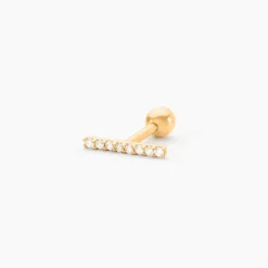 Piercing Barak Or Jaune Oxyde De Zirconium
