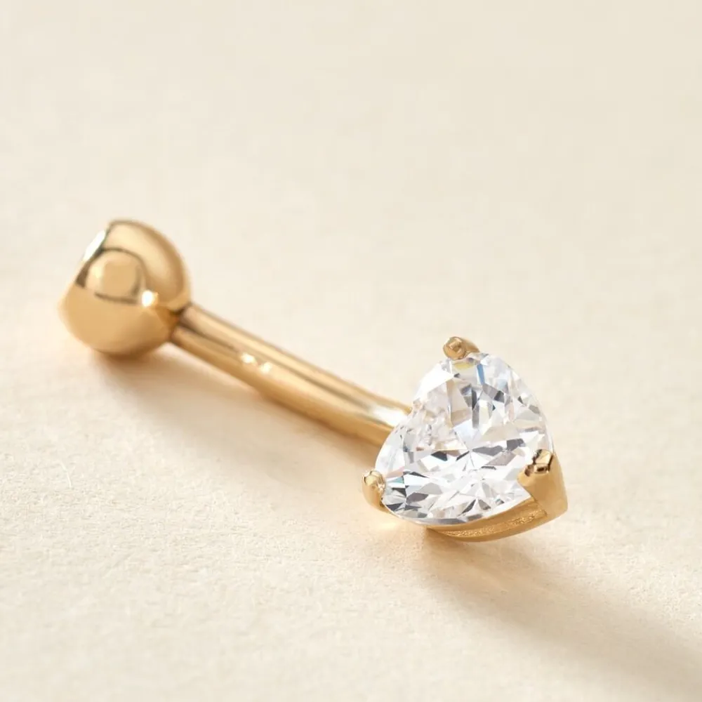 Marc Orian Piercings|Boucles D'Oreilles Cœur > Piercing Cornelis Or Jaune Oxyde De Zirconium