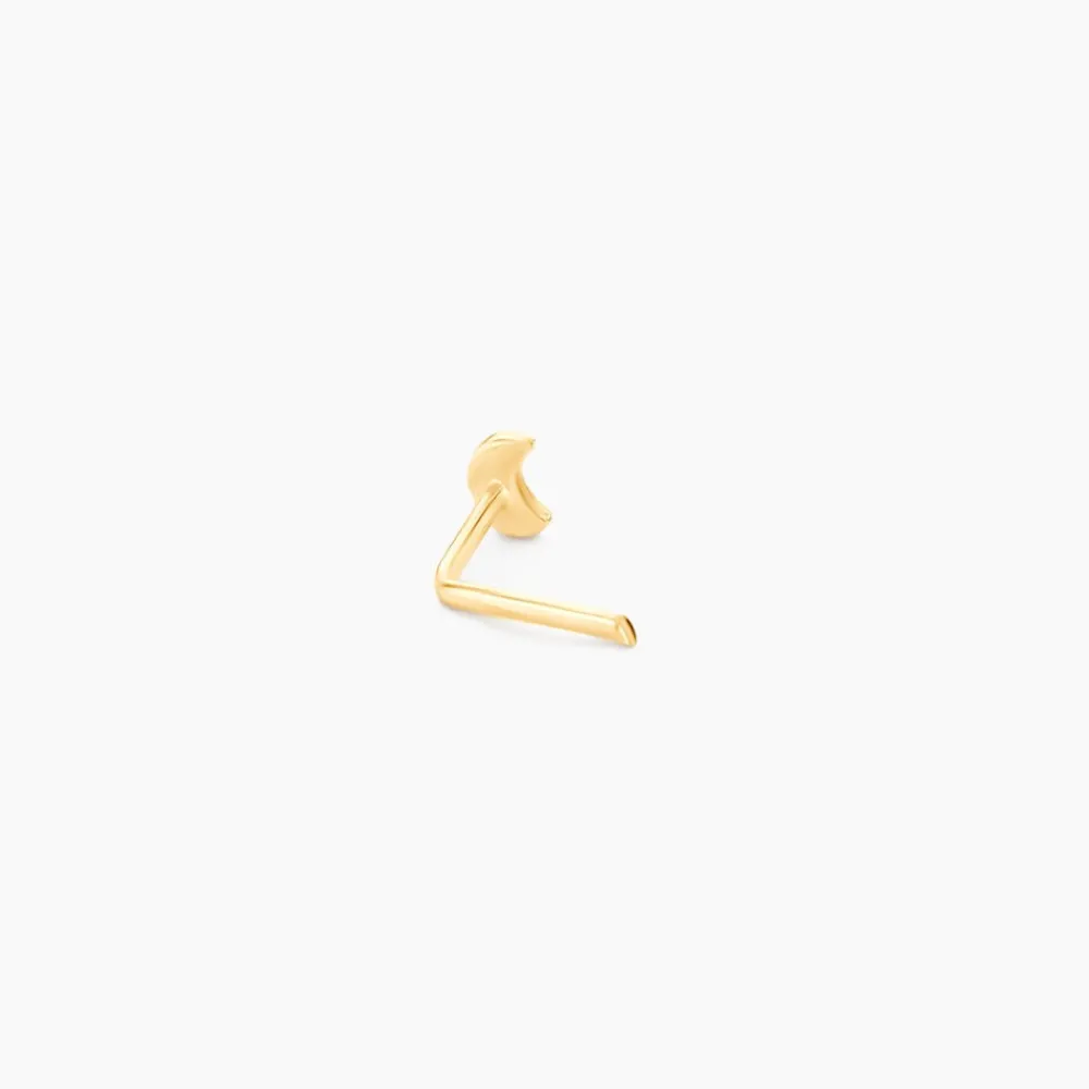 Marc Orian Piercings|Boucles D'Oreilles Femme > Piercing De Nez Deodate Lune Or Jaune