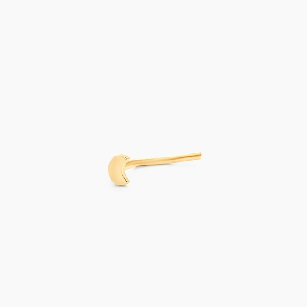 Marc Orian Piercings|Boucles D'Oreilles Femme > Piercing De Nez Deodate Lune Or Jaune