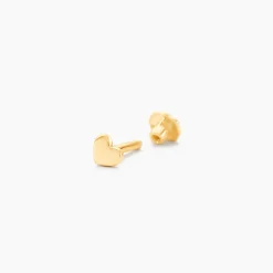 Marc Orian Piercings|Piercings D'Oreilles > Piercing D'oreille Or Jaune Albie Cœur