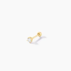 Marc Orian Bijoux Zirconium|Piercings > Piercing D'oreilles Joanina De Zirconium or jaune oxyde
