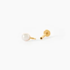 Piercing Elisavet Or Jaune Perle De Culture