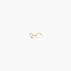 Marc Orian Bijoux Zirconium|Piercings > Piercing Fethi Serti Griffe 05 or jaune oxyde