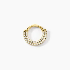 Piercing Septum Bettris Acier Jaune Oxyde De Zirconium