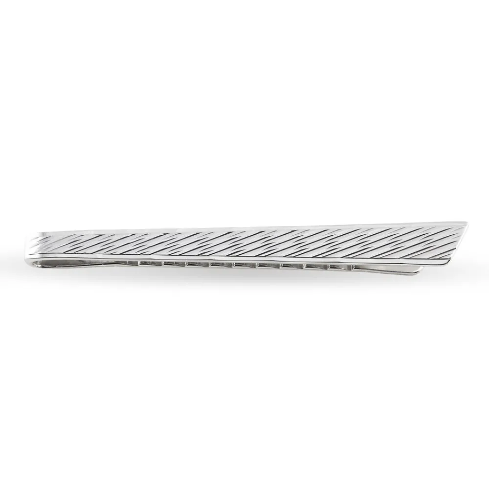 Marc Orian Idées Cadeaux Homme|Bijoux Argent > Pince Cravate Devi Argent Blanc